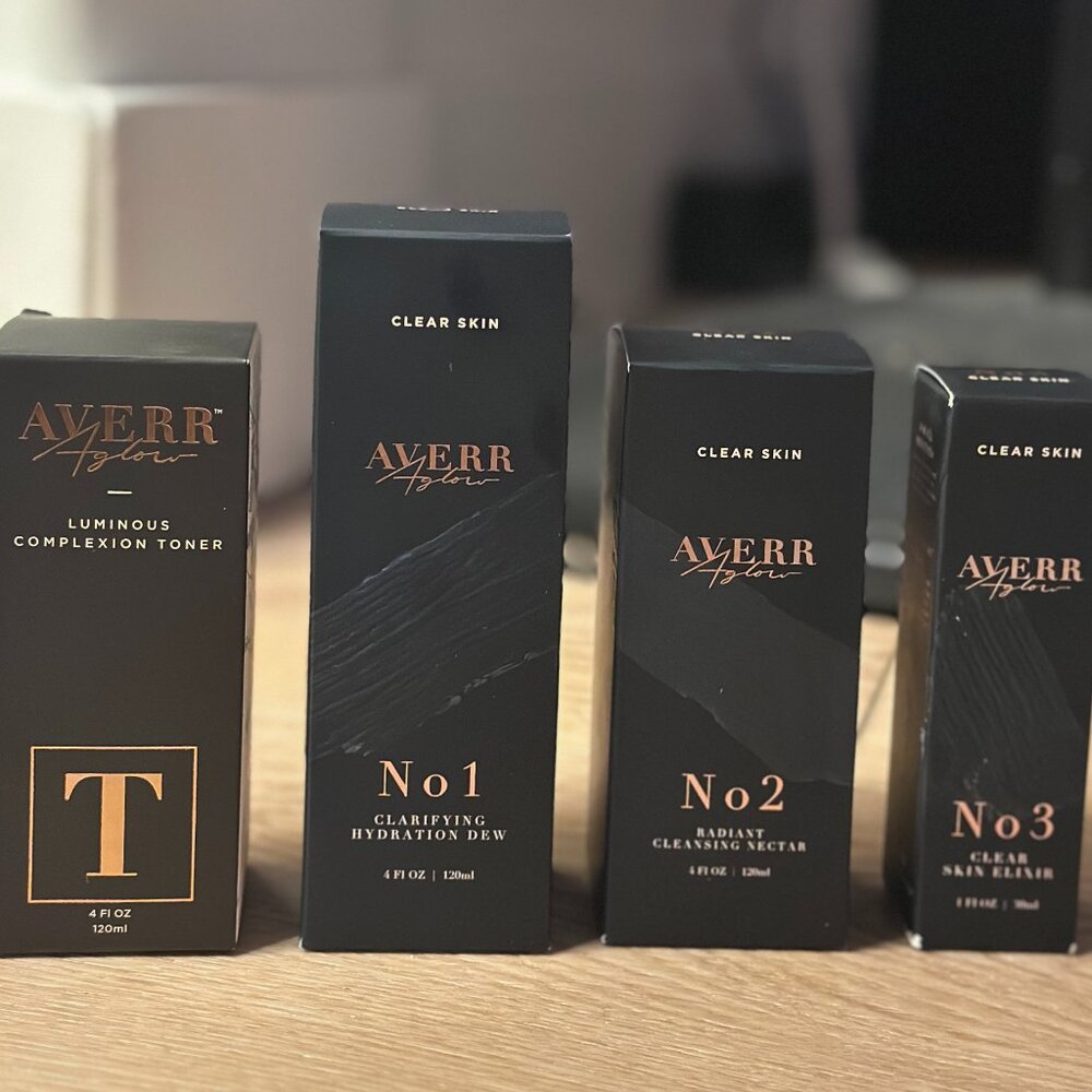 Averr Aglow T, 1, 2, and 3